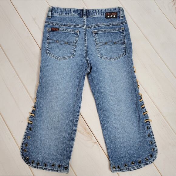 Vintage Y2K Girl's Mudd Lace Up Jeans, size 8 - Picture 2 of 4